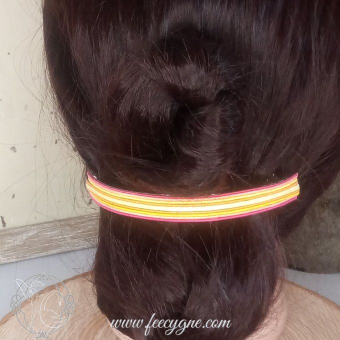 Barrette pour cheveux épais bande simple