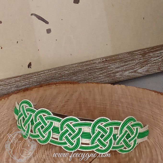 Barrette pour cheveux épais ou moyen avec Noeud Daki-Awaji