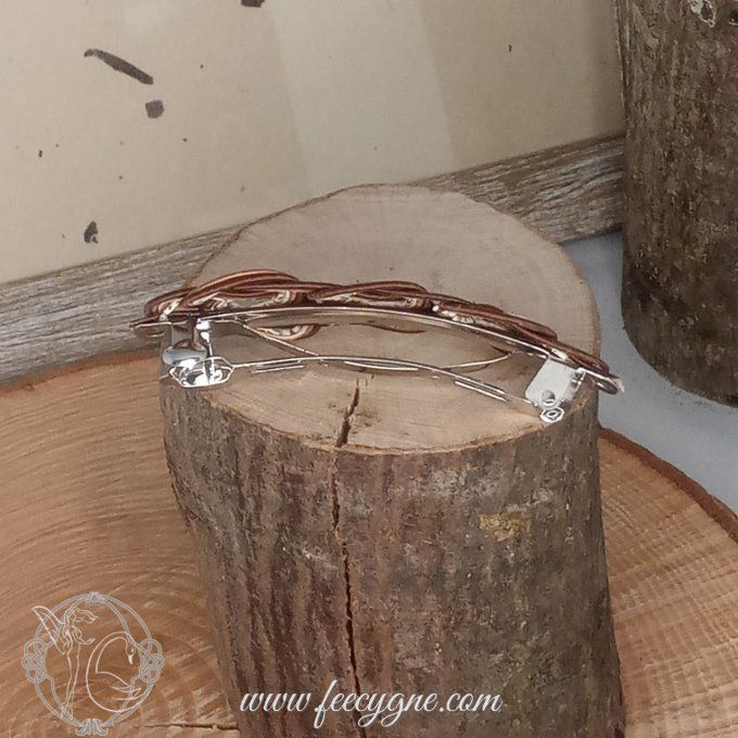 Barrette pour cheveux épais ou moyen avec Noeud Daki-Awaji
