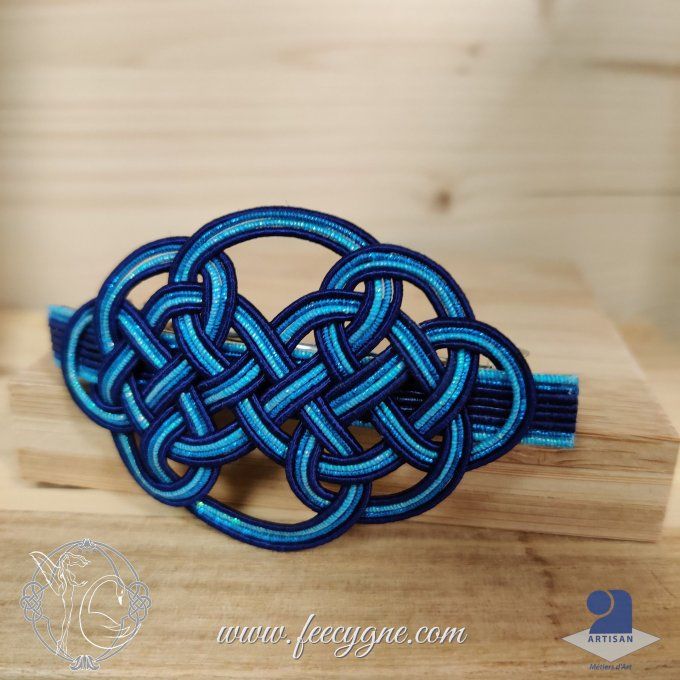 Barrette pour cheveux noeud Tortue Mizuhiki