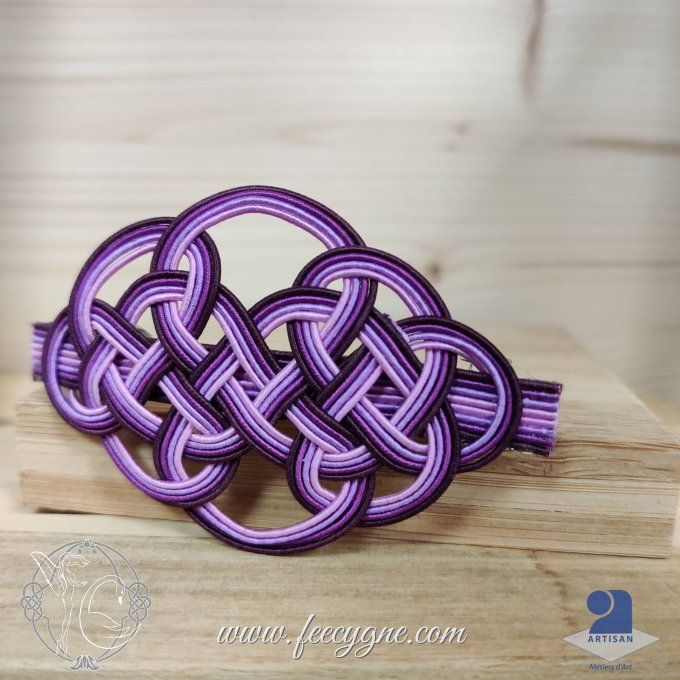 Barrette pour cheveux noeud Tortue Mizuhiki