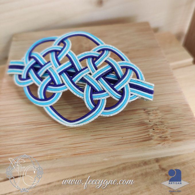 Barrette pour cheveux noeud Tortue Mizuhiki