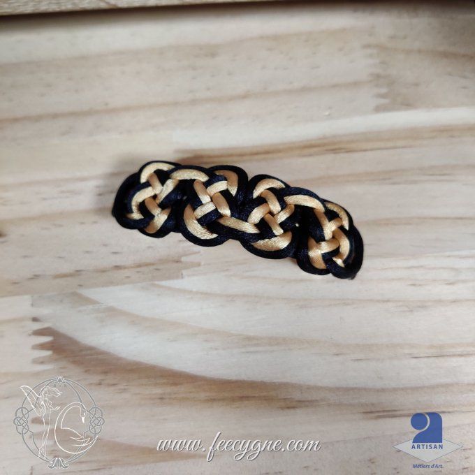 Barrette à cheveux noeud celte Joséphine