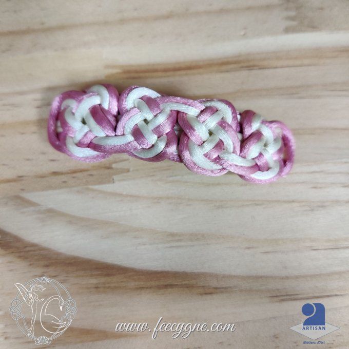 Barrette à cheveux noeud celte Joséphine