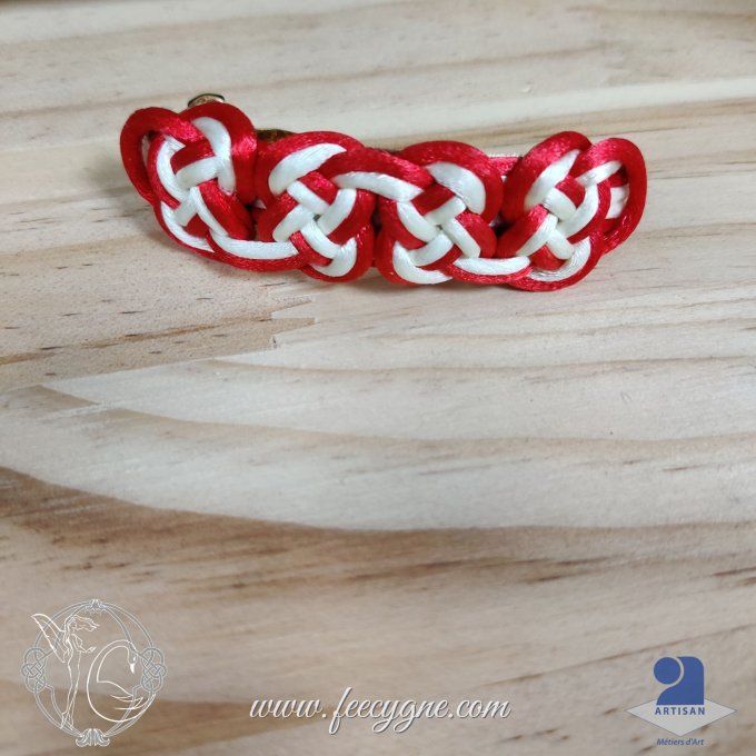 Barrette à cheveux noeud celte Joséphine