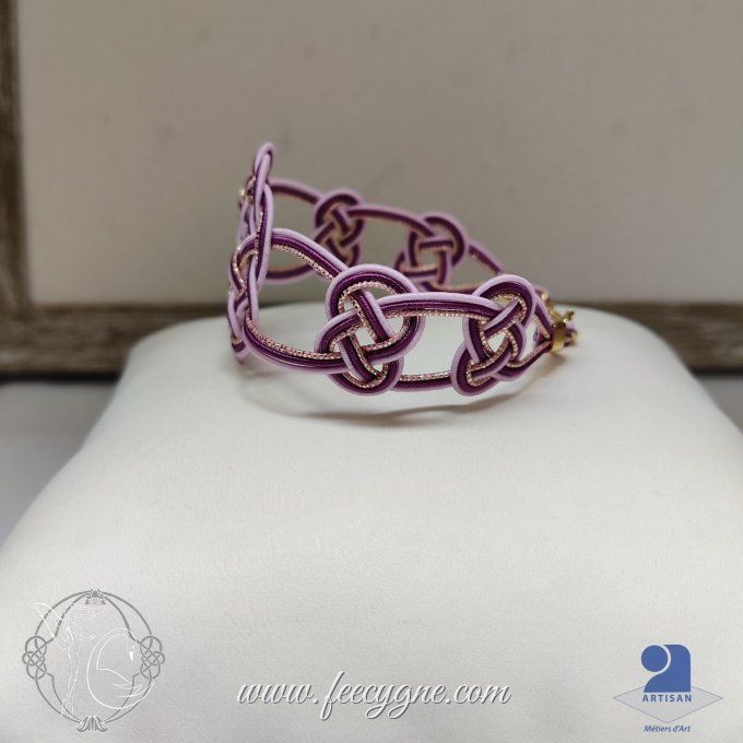 Bracelet Mizuhiki noeuds Kesa et Awaji