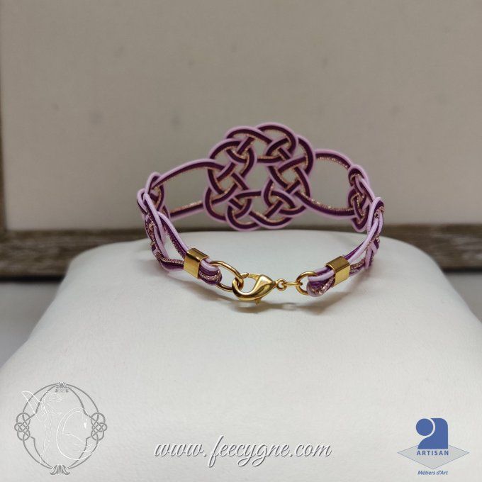 Bracelet Mizuhiki noeuds Kesa et Awaji