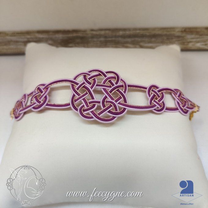 Bracelet Mizuhiki noeuds Kesa et Awaji