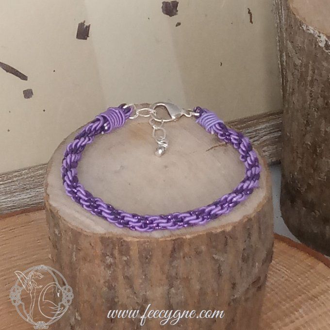 Bracelet Mizuhiki - Kumihimo à huit brins