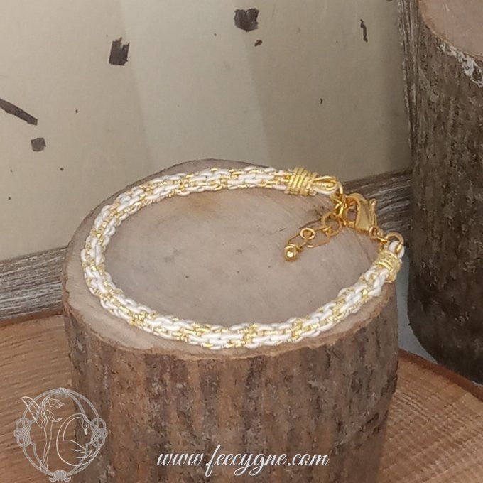 Bracelet Mizuhiki - Kumihimo à huit brins
