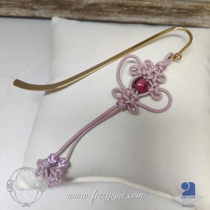 Marques-pages noeud coréen double-prune