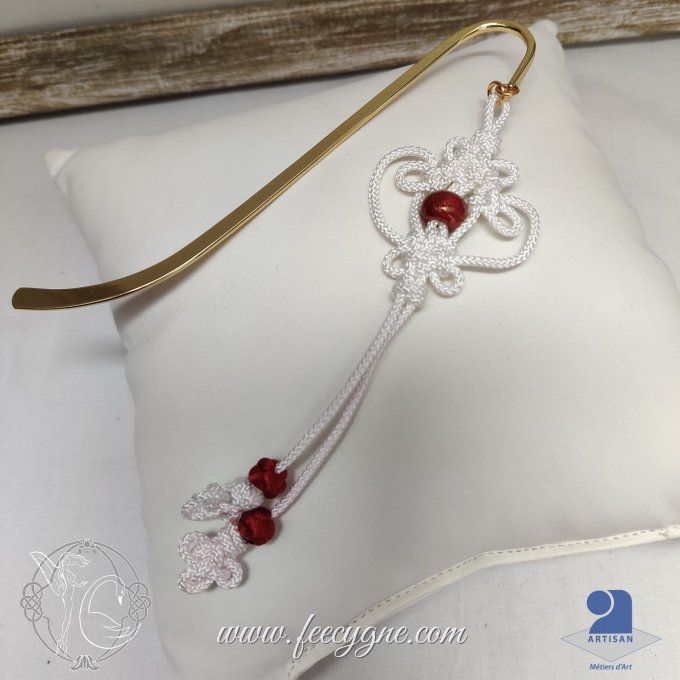 Marques-pages noeud coréen double-prune