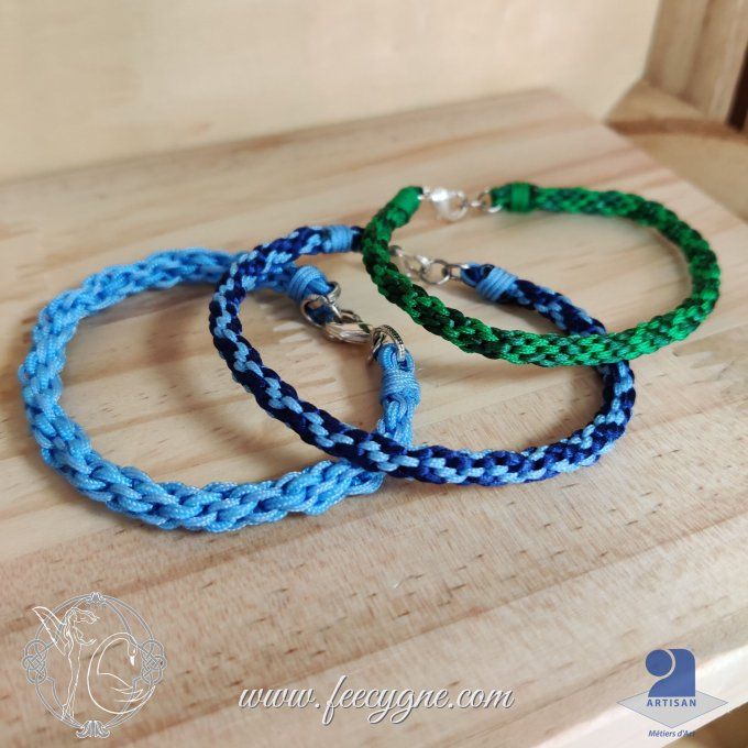 Bracelet Nylon - Kumihimo à huit brins