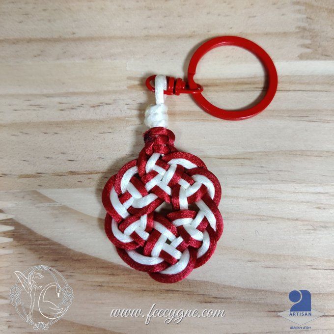 Porte clé celte noeud cercle de vie