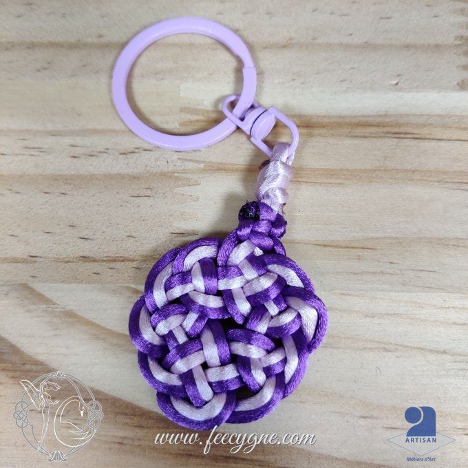 Porte clé celte noeud cercle de vie