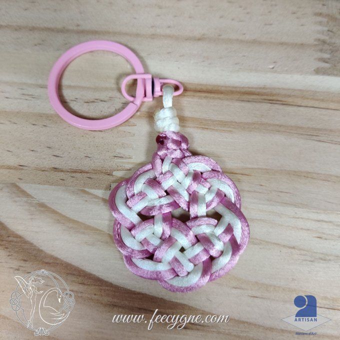Porte clé celte noeud cercle de vie