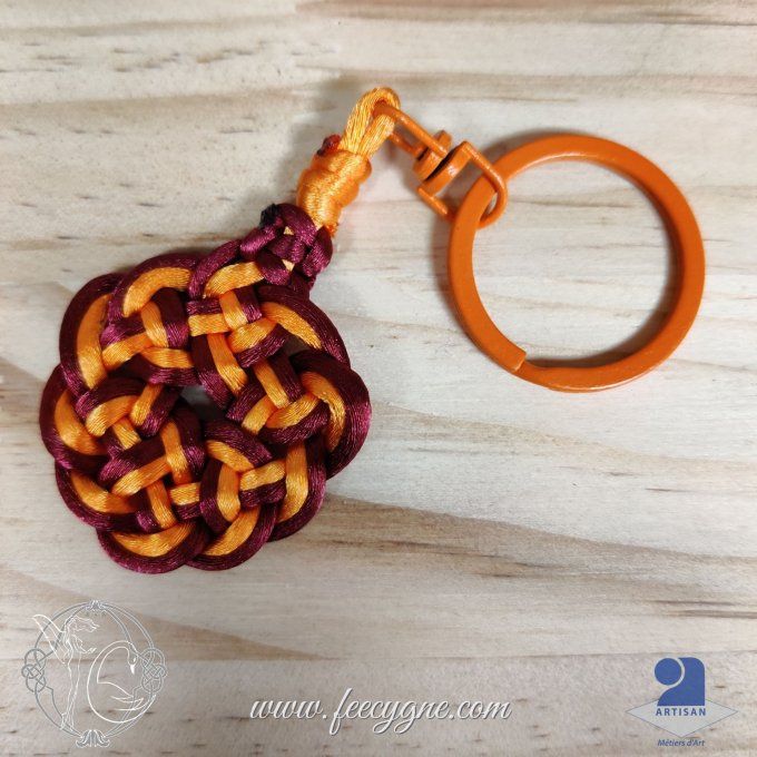 Porte clé celte noeud cercle de vie