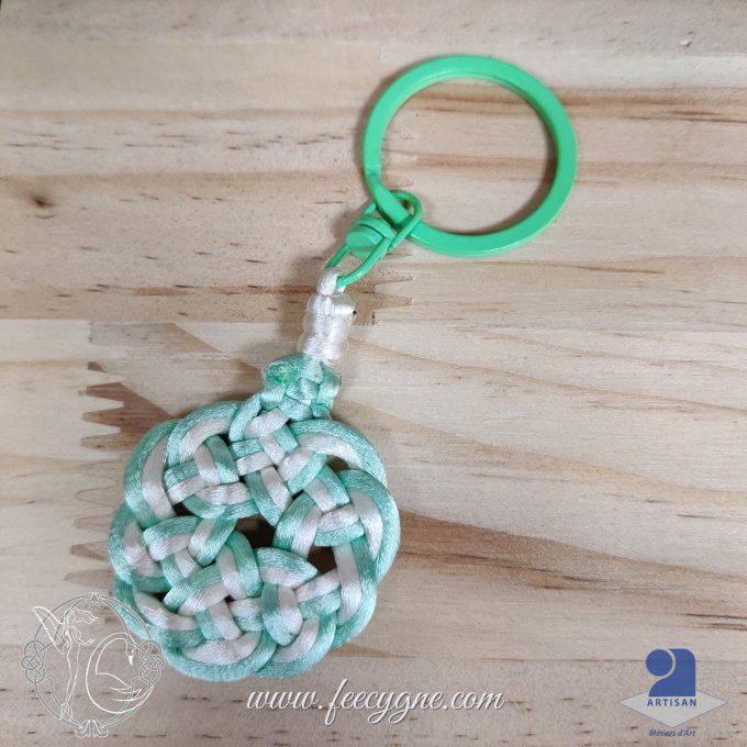 Porte clé celte noeud cercle de vie