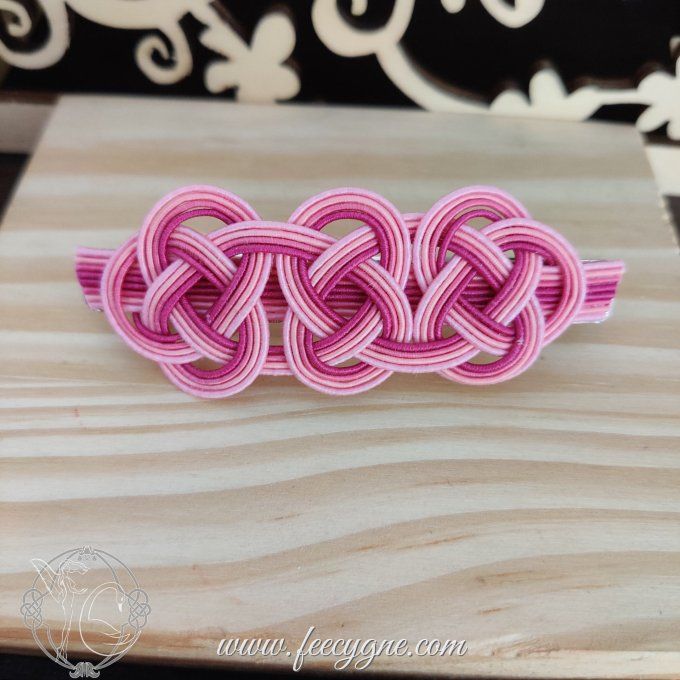 Pince ou barrette à cheveux avec Noeud Daki-Awaji