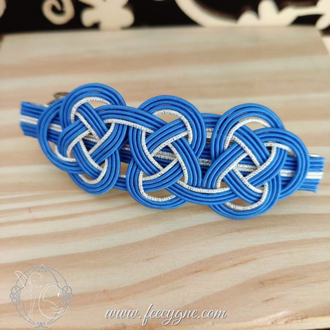 Pince ou barrette à cheveux avec Noeud Daki-Awaji